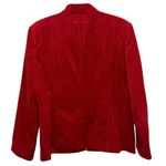 Dress Barn  Red Full Zip Jacket Blazer Photo 2