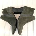 Dune London  Perdy boots women's 6 gray suede leather side zip block heel ankle Photo 3