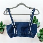 ZARA  Blue Denim Crop Top Size XS Photo 2