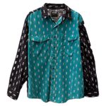 Vintage Frontier Series Button Up Western Long Sleeve Collared Dress T Photo 0