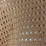 Rachel Zoe Metallic Tan Gold Bronze Open Knit Kimono Cardigan NWT One Size Photo 9