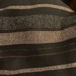 NWOT House of Harlow 1960 x Revolve Striped Metallic Knit Ribbed Bodycon Skirt Black Size M Photo 2