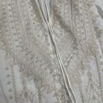 Johnny Was  white long sleeve embroidered cami peasant blouse Photo 5