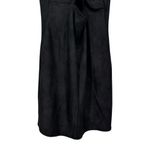 Sage the Label Black Crisscross Back Straps Mini Dress size Small Faux Leather Photo 7