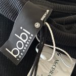 Bobi  Lis Angeles Women’s Black Cowl Neck‎ Ribbed Long Sleeve Top Size Medium $80 Photo 6