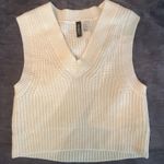 H&M White Knit Sweater Vest  Photo 0