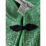 Ronni Nicole VintageRonnie  Nicole Womens Top Green Glittery Size Small‎ Made USA Photo 4