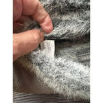 Skechers  Slip On Mules Womens  size 9.5 Gray Fur Lined Chunky Shoes‎ Backless. Photo 5