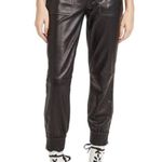 J Brand  Arkin Réal Leather Jogger Pants, Black Size 32 New with Tag Retail $998 Photo 1