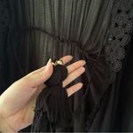 Ramy Brook Raelynn Black Lace Trip Swim Coverup Kimono Photo 6