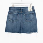 L'Agence Jolene Newberry Medium Blue Distressed Mini Skirt - Size 30 - US 8-10 Photo 5
