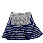 DO+BE NWT Colorful Blue/Grey Skater Mini Skirt Fully Lined Size S Photo 3