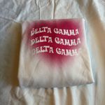 Delta  Gamma Sorority White Crewneck Sweatshirt Photo 1