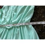 Womens Sea Green Dress Fairy Whimsigoth Feminine Coquette Adjustable Straps Sz L Size L Photo 8