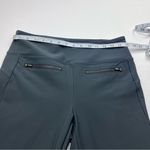Athleta Stellar Women Size Medium Dark Grey Gray Black Cropped Legging Athletic Photo 4