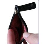 Stone Co Coin Purse Mini Zip Bag Wallet Black Accessory Travel 3"x4" ID Holder Photo 2