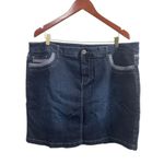 Women's CJ Banks Denim Sport Skirt 20W Blue Photo 0