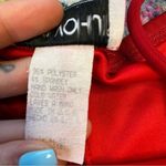 Vintage 90s Koji Yohji Red Spaghetti Strap Mini Dress Size Small Photo 4