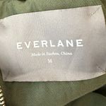 Everlane   Womens The E2 Bomber Jacket Olive Green Size Medium Full Zip Photo 5