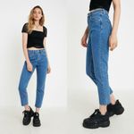 BDG | High Rise Raw Ankle Cropped Dillon Blue Jeans Size 26W Photo 1