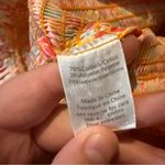 Caroline Constas Ginny Floral Puff Sleeve Ruffle Romper‎ Women's Size XXS Yellow Orange Photo 4