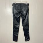 AG Adriano Goldschmied Jean The Legging Ankle Super Skinny Black Faux Leather 28 Photo 5