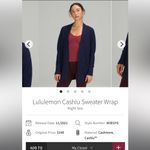 Lululemon  Cashlu Sweater Wrap
Night Sea Photo 4