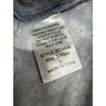 Hailey & Co. Baby Doll Blouse Blue Floral Boutique Top Size Large Boho Coquette Photo 5