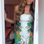 Farm Rio Off-White Sweet Bloom Dreamscape Midi Dress M Photo 8