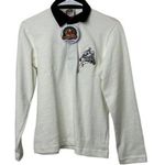 Barbarian Sports Long Sleeve White Rugby Shirt Women's Small Holy Grail Brewery Photo 0