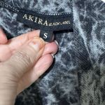 Akira Bad B Vibes Acid Wash Look Tie Back Studded Blazer Small Photo 11