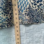 Adrianna Papell Adrianna‎ Papell Silk Top 12 Bold Graphic Print Sleeveless Retro Mod Blouse Photo 5