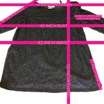 Papell Boutique  BLACK SILK BEADED EVENING TUNIC (XL) Photo 11