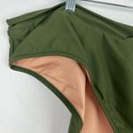 J.Crew NWT Cross-Front Cheeky Bikini Bottom Green Plus Size 3X NEW Photo 1