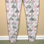 Disney Parks Women’s Castle Print Pink White Gray Stretch Pull-On Leggings Photo 5