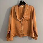 4th reckless 2 piece lounge set champagne color shorts and longsleeve size L Size L Photo 0