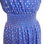 Lilly Pulitzer NWT Off Shoulder Smocked Flutter Fiesta Dress Blue Kalama Size S Photo 5