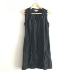 Banana Republic  Silk Beaded Necklace Neckline Sash‎ Belt Black Dress Wome… Photo 3