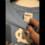 Gildan Keep Calm and Go Heels T-Shirt - Carolina Blue Small Photo 3