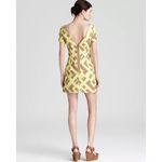 Plenty by Tracy Reese Yellow Brown Geometric Print‎ Mini Dress Size 0 Photo 1