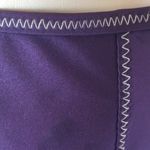 Ralph Lauren Women's Purple Shiny Contrast Thread Swim Cover Up Mini Skirt S NEW Photo 3