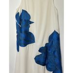 Anthropologie Ranna Gill Women's High Low White Bluebell Floral Dress Size Small Photo 4