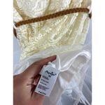 Papaya Lace Strapless Belted Dress Size Medium Photo 3