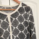 Halogen geo print soft cotton cardigan Photo 1