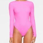 SKIMS NWT  Fits Everybody Low Back Bodysuit ~ Neon Orchid ~ Medium ~ SOLD OUT 💗 Photo 0