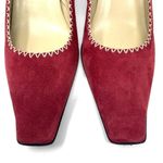 Joan & David brick red suede heels, NWOT, made in Italy, size 8 Photo 6