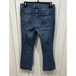 McGuire Denim McGuire Kick Flare Jeans Blue Raw Hem Boho Stretch Preppy Photo 1