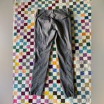 Loft Ann Taylor skinny gray green dress pants with ankle zippers size 4 Photo 1