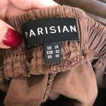 Parisian Brown Cargo Joggers Snap Pockets Size 10 Photo 5