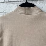 Marc New York  Faux Leather Snake Skin Beige Duster Cardigan Jacket size Small Photo 7